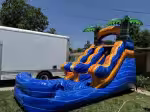 12FT Toddler Tropical Water Slide (WS139)